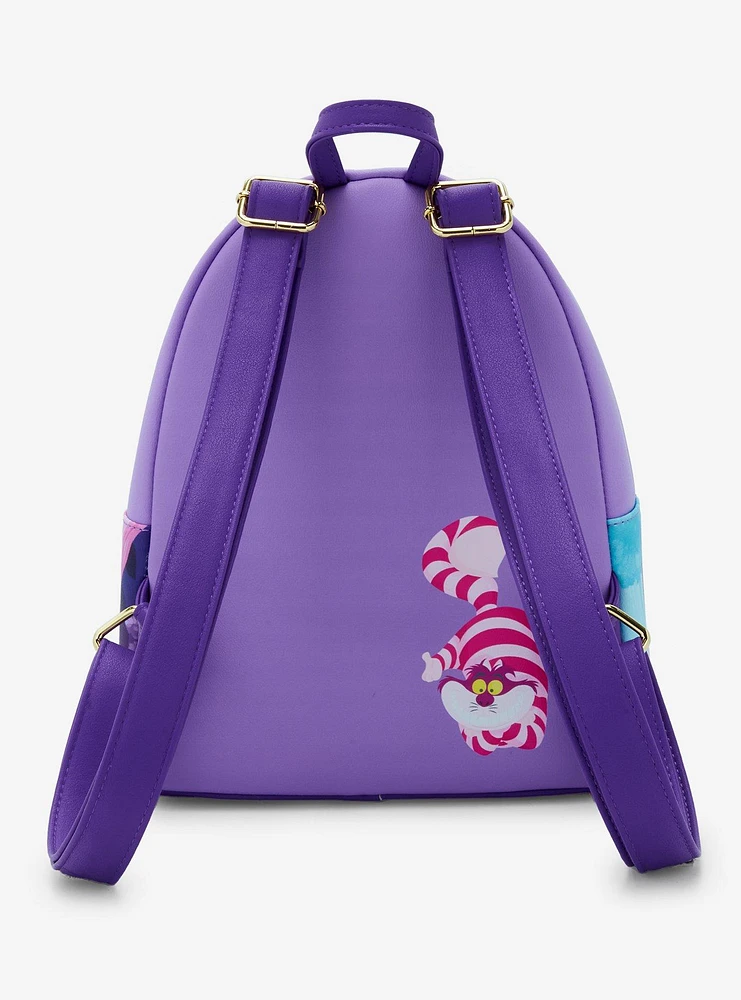 Loungefly Disney Alice In Wonderland Alice & Cheshire Cat Mini Backpack