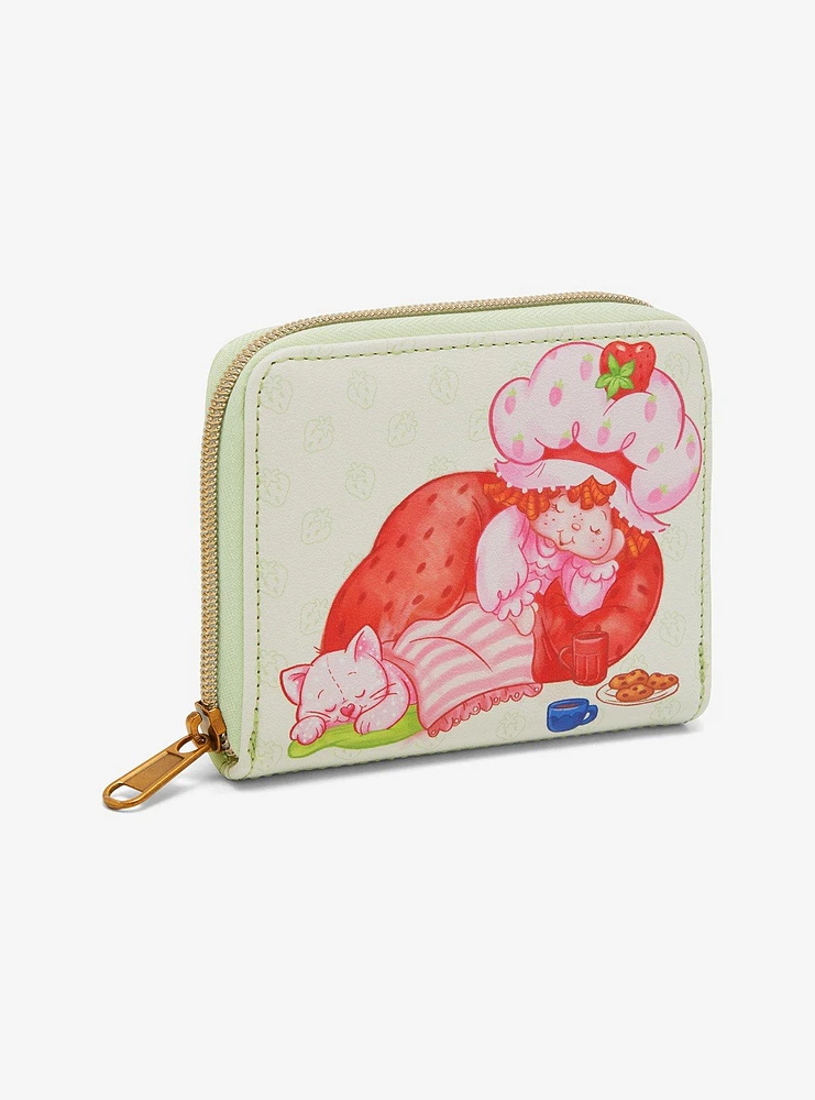 Loungefly Strawberry Shortcake Slumber Party Mini Zipper Wallet