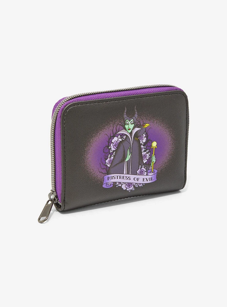 Loungefly Maleficent Mistress Of Evil Mini Zipper Wallet