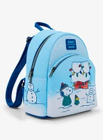 Loungefly Peanuts Snoopy & Woodstock Puffer Jackets Mini Backpack