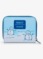 Loungefly Peanuts Snoopy & Woodstock Puffer Jackets Mini Zipper Wallet