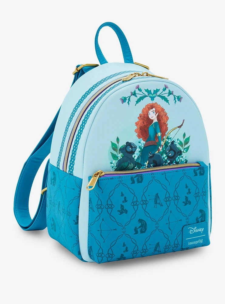 Loungefly Disney Pixar Brave Merida & Brothers Mini Backpack