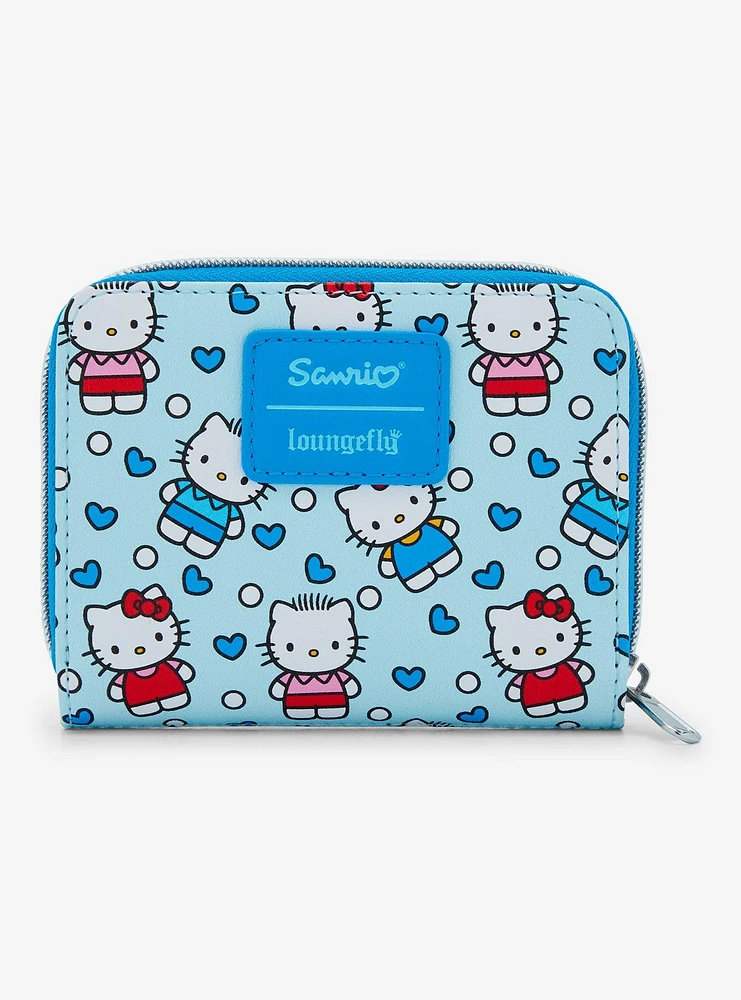 Loungefly Hello Kitty And Dear Daniel Allover Print Mini Zipper Wallet