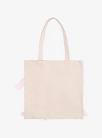 Pink Ribbons Canvas Tote Bag