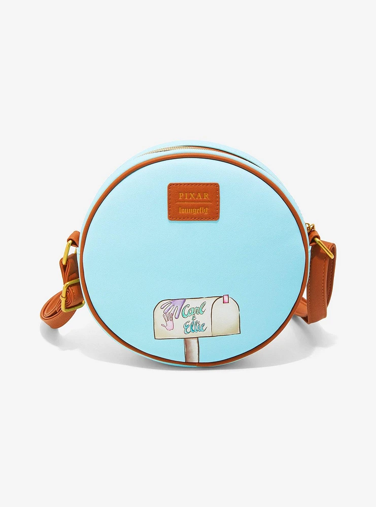 Loungefly Disney Pixar Up Carl & Ellie Circle Crossbody Bag