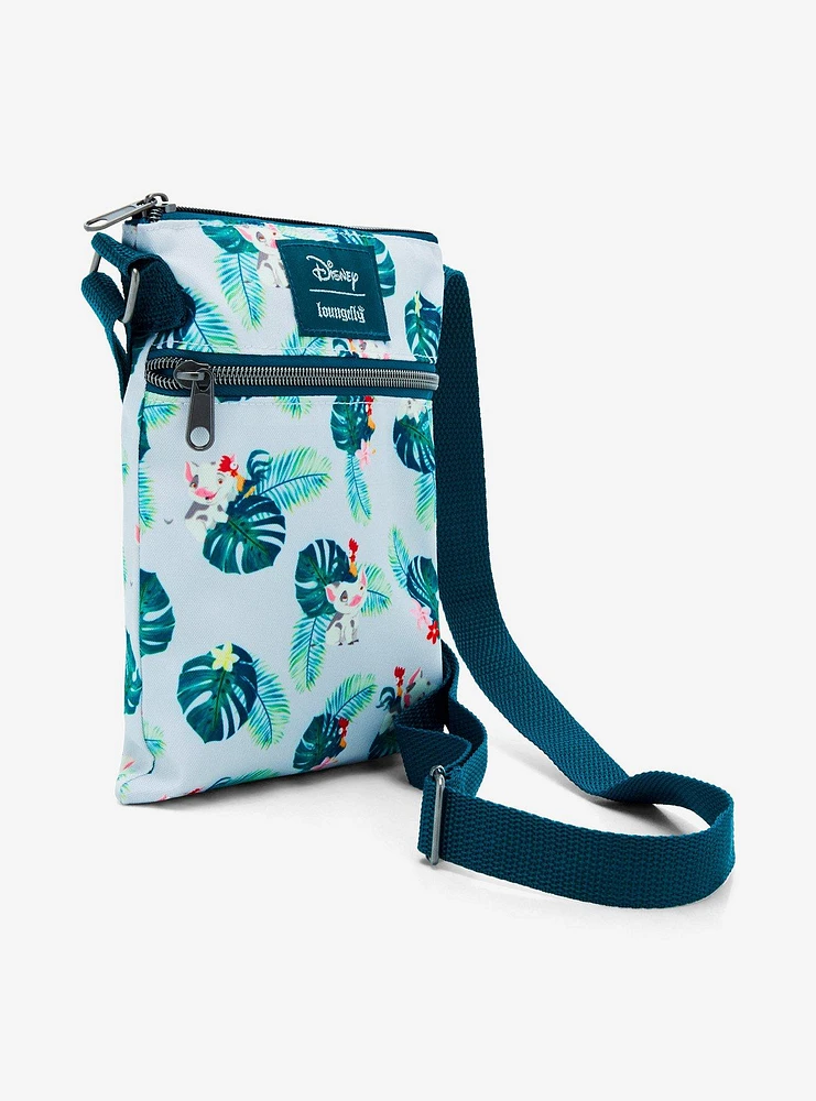 Loungefly Disney Moana Pua & Heihei Passport Crossbody Bag