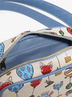 Loungefly Disney Pixar Balloons Camera Crossbody Bag