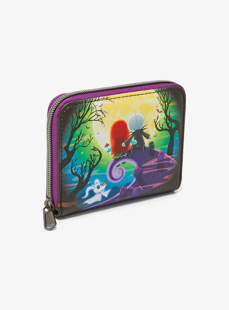 Loungefly The Nightmare Before Christmas Jack & Sally Doll Mini Wallet