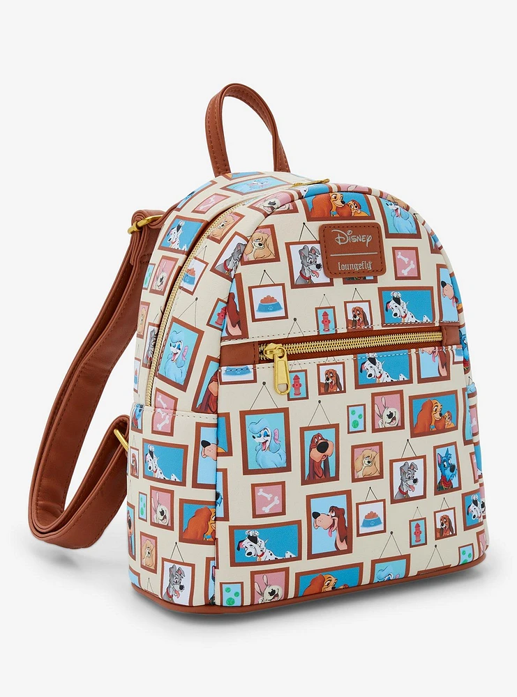 Loungefly Disney Dogs Gallery Mini Backpack