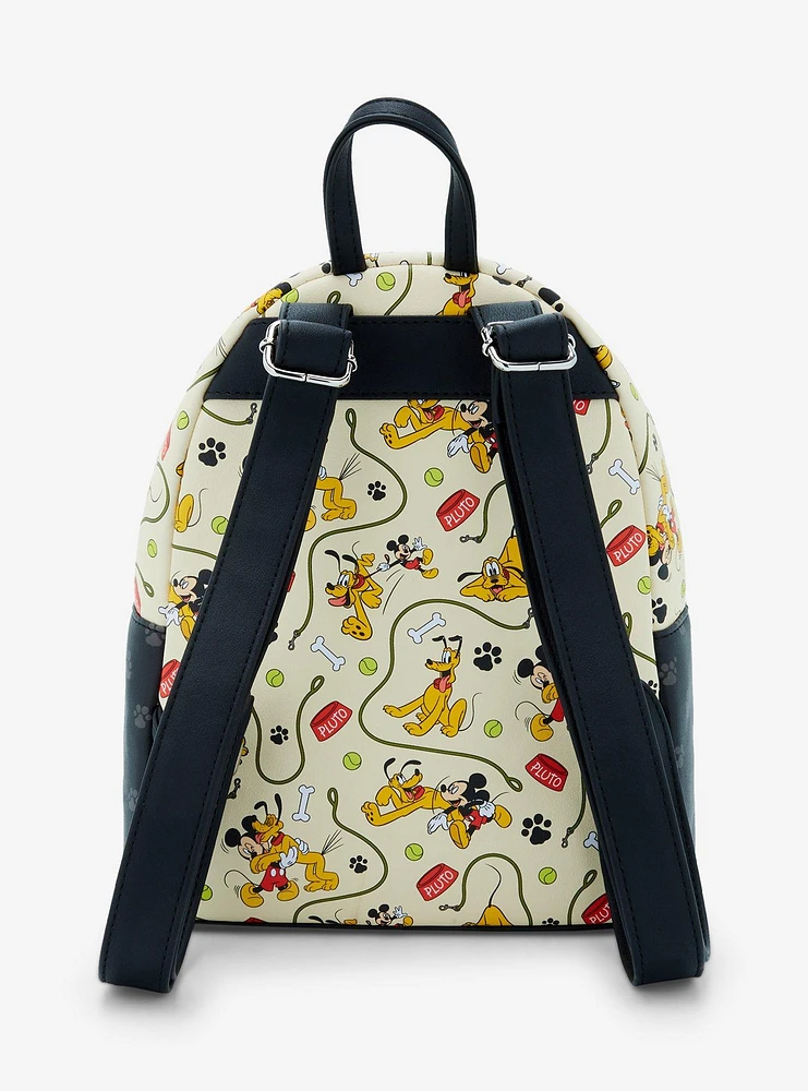 Loungefly Disney Mickey Mouse & Pluto Mini Backpack