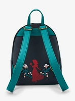 Loungefly Snow White And The Seven Dwarfs Floral Apple Mini Backpack