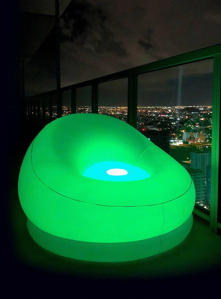 Illuminated LED BloChair