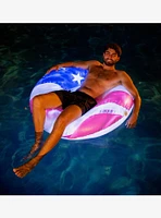 Americana Stars and Stripes 42" LED Jumbo Beach and Pool Tube