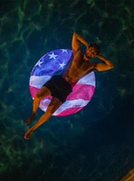 Americana Stars and Stripes 42" LED Jumbo Beach and Pool Tube