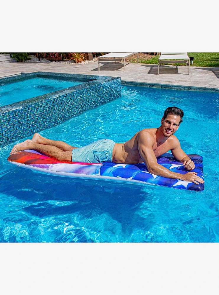 Americana Stars and Stripes Deluxe Pool Raft