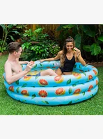 Inflatable Grapefruit Sunning Pool