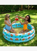 Inflatable Grapefruit Sunning Pool