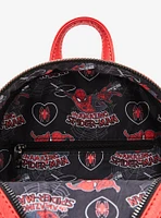 Loungefly Marvel Spider-Man Heart Pocket Mini Backpack - BoxLunch Exclusive