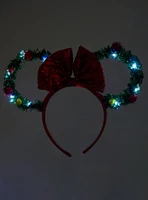 Disney Minnie Mouse Wreath Light-Up Ears Headband - BoxLunch Exclusive