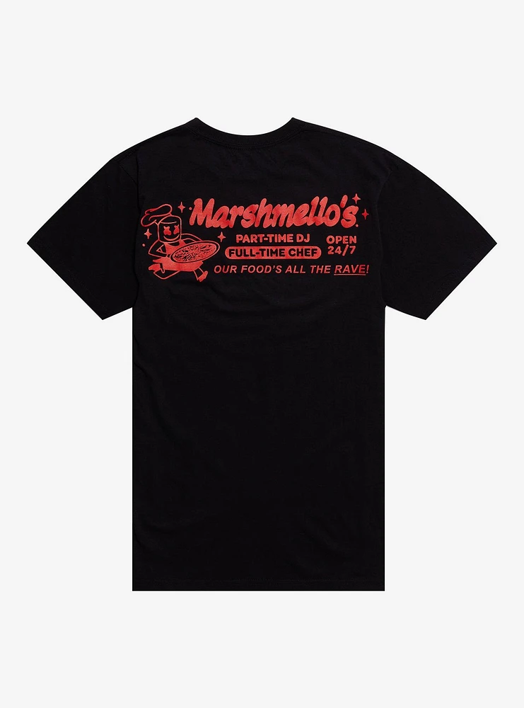 Marshmello Chef Double-Sided T-Shirt