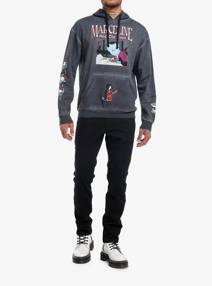 Adventure Time Marceline Fries Dark Wash Hoodie