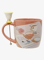 Disney Beauty and the Beast Belle & Chip Mug and Stirrer