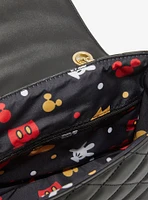 Loungefly Disney Mickey Mouse Icons Quilted Crossbody Bag — BoxLunch Exclusive