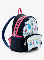 Loungefly Disney Alice in Wonderland Character Playing Cards Mini Backpack - BoxLunch Exclusive