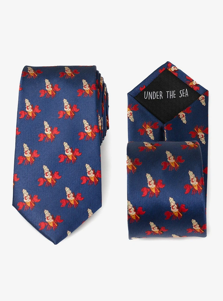 Disney The Little Mermaid Sebastian Blue Men's Tie