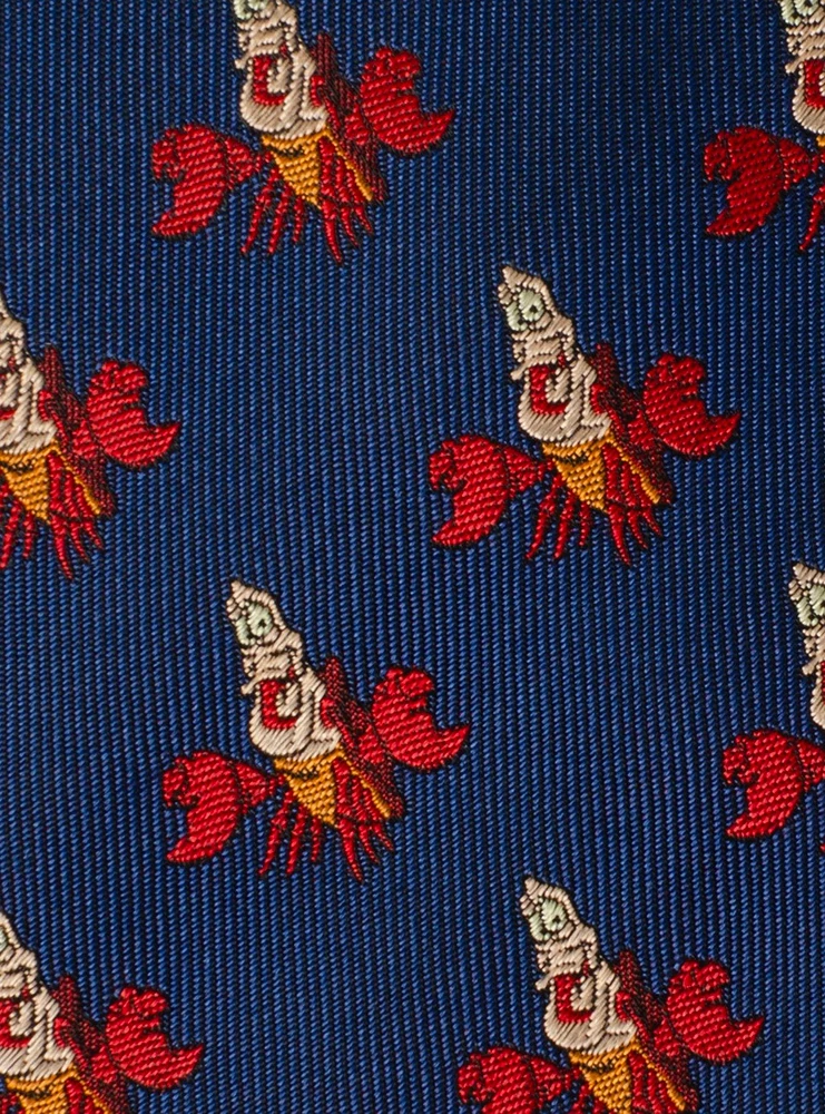 Disney The Little Mermaid Sebastian Blue Men's Tie