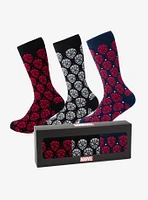 Marvel Spider-Man Dot 3-Pack Crew Socks