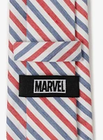 Marvel Captain America Striped White Men's Tie