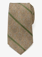 Marvel Groot Tan Striped Men's Tie