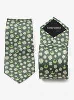 Star Wars Rebel Shamrock Lucky Rebels Green Men's Tie