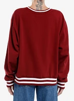 Gilmore Girls Luke's Diner Varsity Oversized Sweatshirt