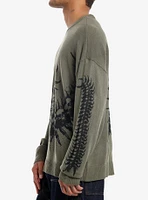 Social Collision Skull Centipede Sweater