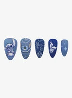 Disney Lilo & Stitch Blue Press On Nails