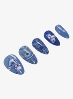 Disney Lilo & Stitch Blue Press On Nails