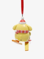 Sanrio Pompompurin Skiing Holiday Ornament