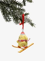 Sanrio Pompompurin Skiing Holiday Ornament