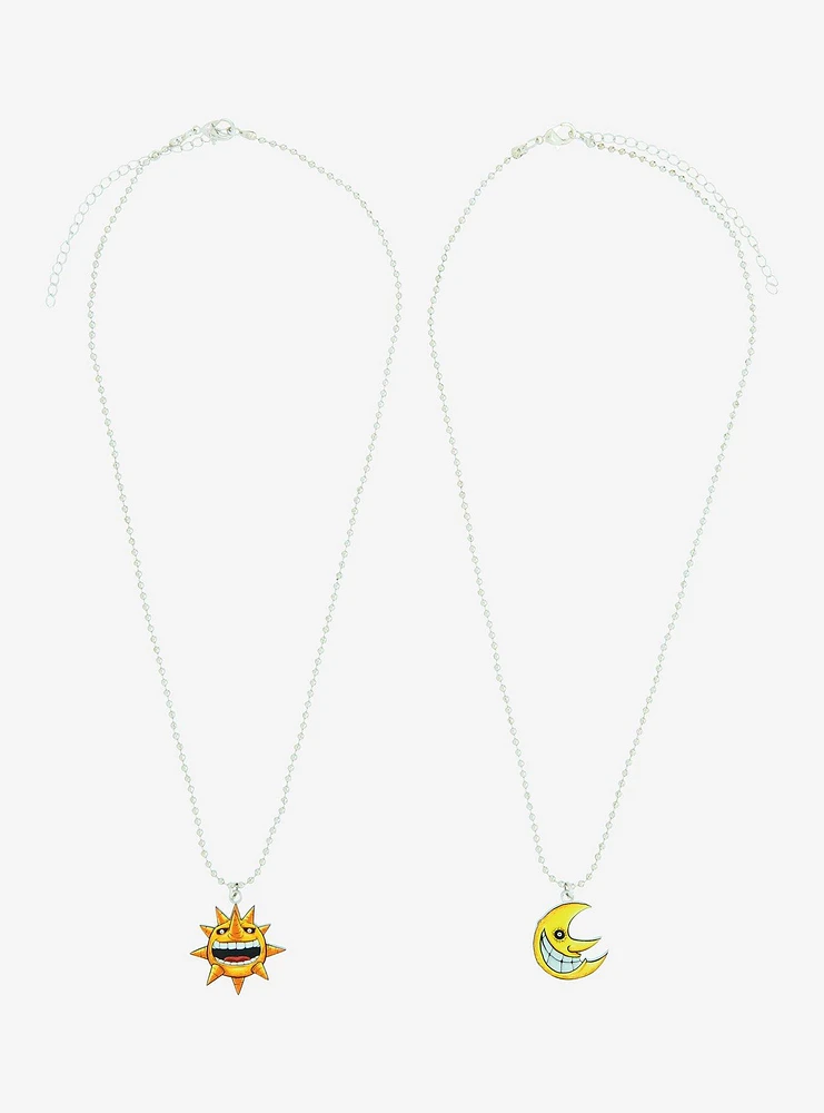 Soul Eater Sun & Moon Best Friend Necklace Set