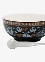 Disney The Nightmare Before Christmas Cereal Bowl and Color Changing Spoon