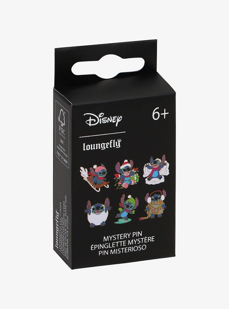 Loungefly Disney Lilo & Stich Character Holiday Blind Box Enamel Pin