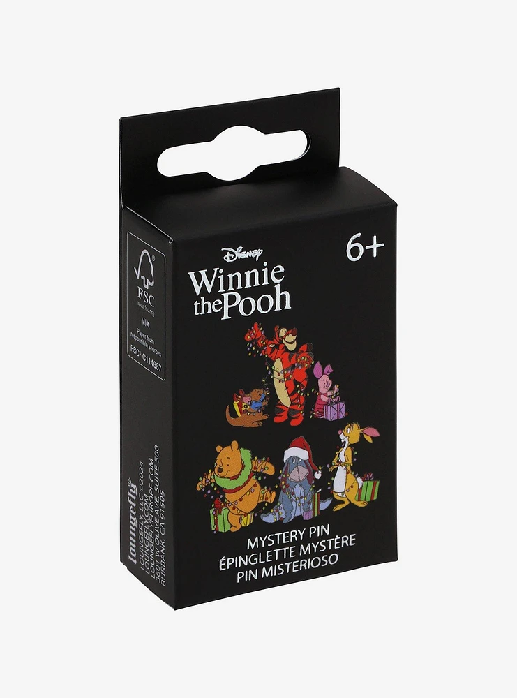 Loungefly Disney Winnie The Pooh Character Holiday Lights Blind Box Enamel Pin