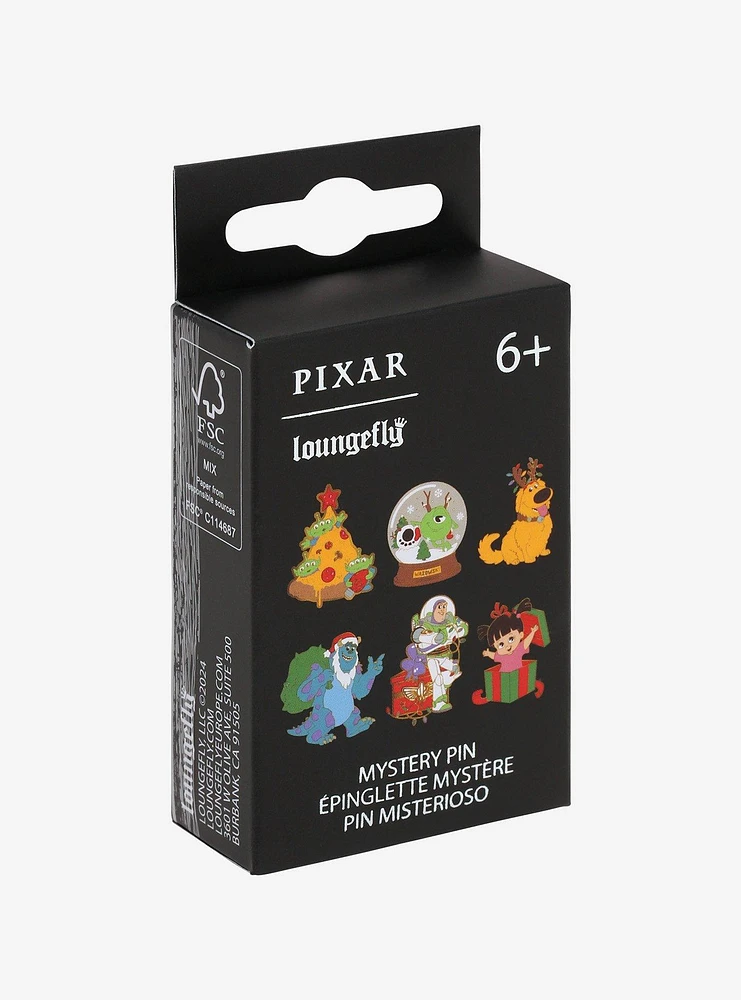 Loungefly Disney Pixar Character Holiday Blind Box Enamel Pin