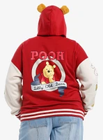 Disney Winnie The Pooh Girls Varsity Jacket Plus