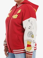 Disney Winnie The Pooh Girls Varsity Jacket Plus