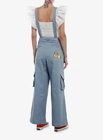 Disney Winnie The Pooh Embroidered Cargo Girls Overalls