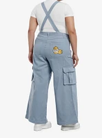 Disney Winnie The Pooh Embroidered Cargo Girls Overalls Plus