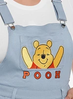 Disney Winnie The Pooh Embroidered Cargo Girls Overalls Plus